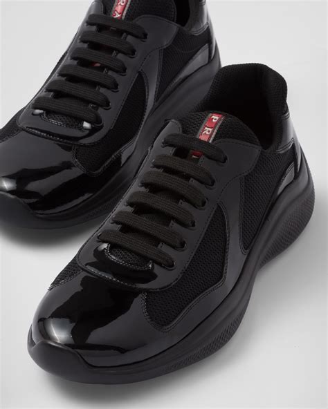 black prada trainers mens|Prada black trainers women.